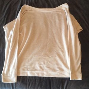 Long sleeve/off shoulder shirt